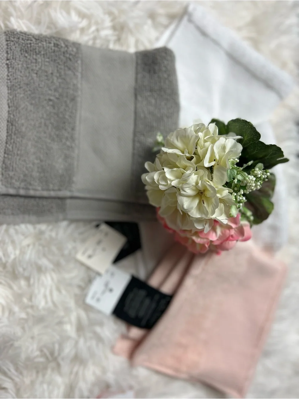 4‎ Piece Lauren by Ralph Lauren Wash Cloth Set NWT