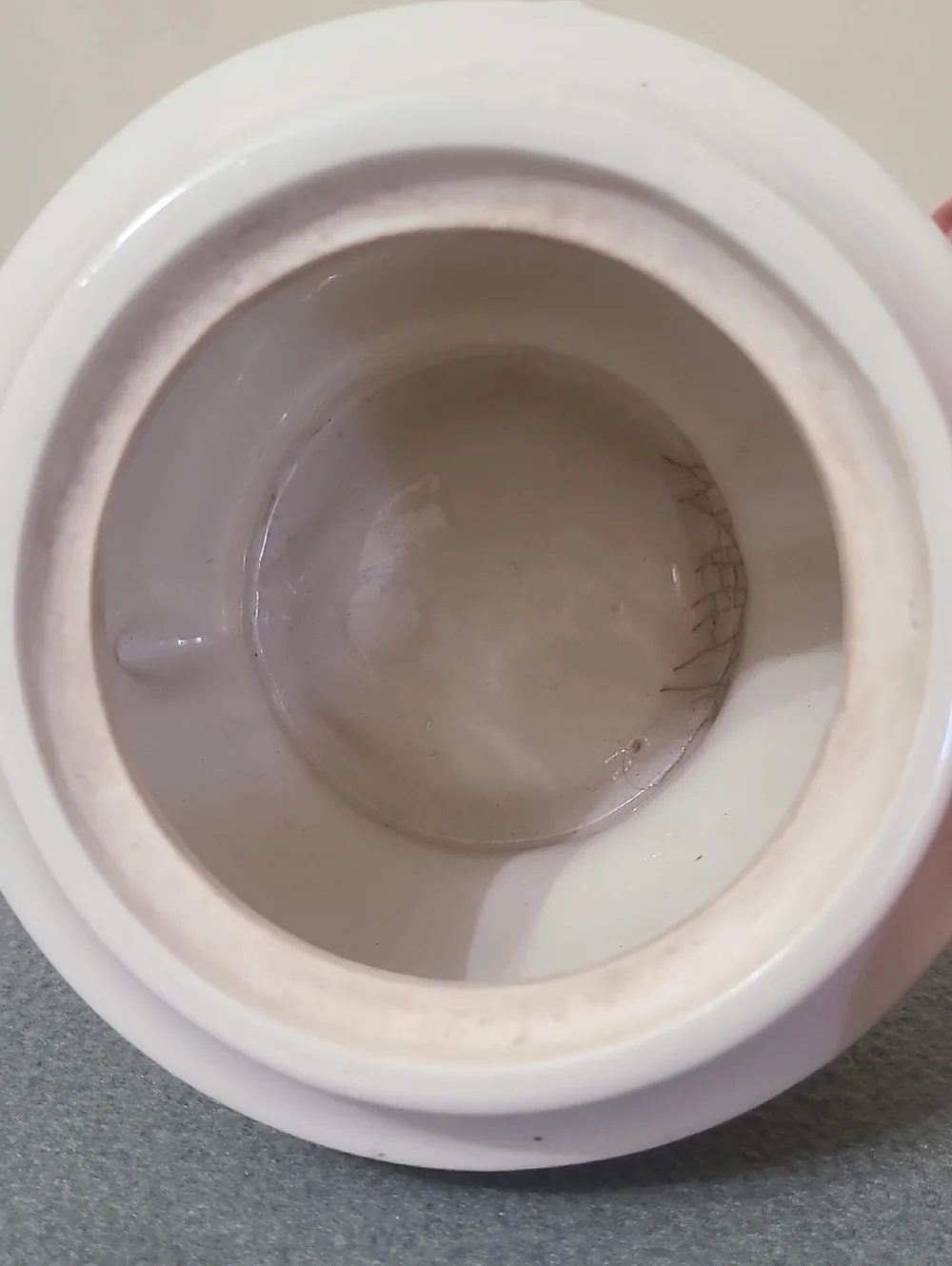 Porcelier white ceramic