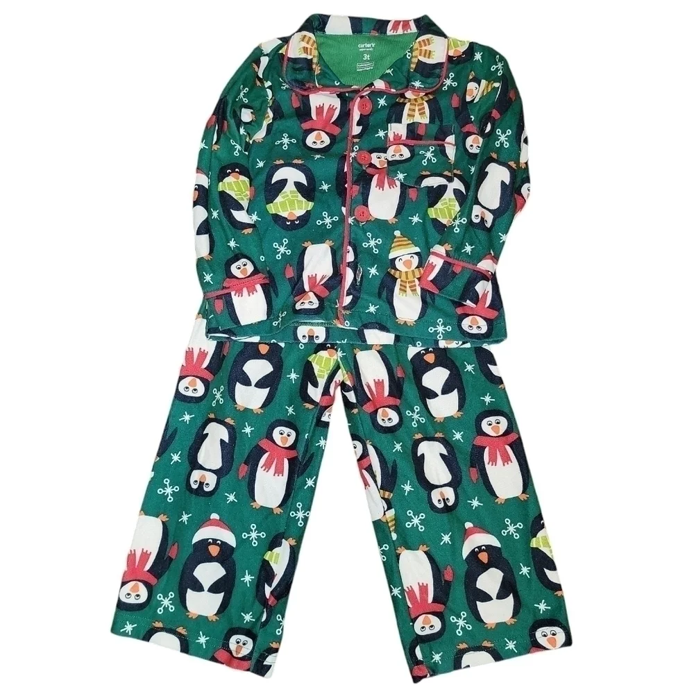 Carters button elastic christmas