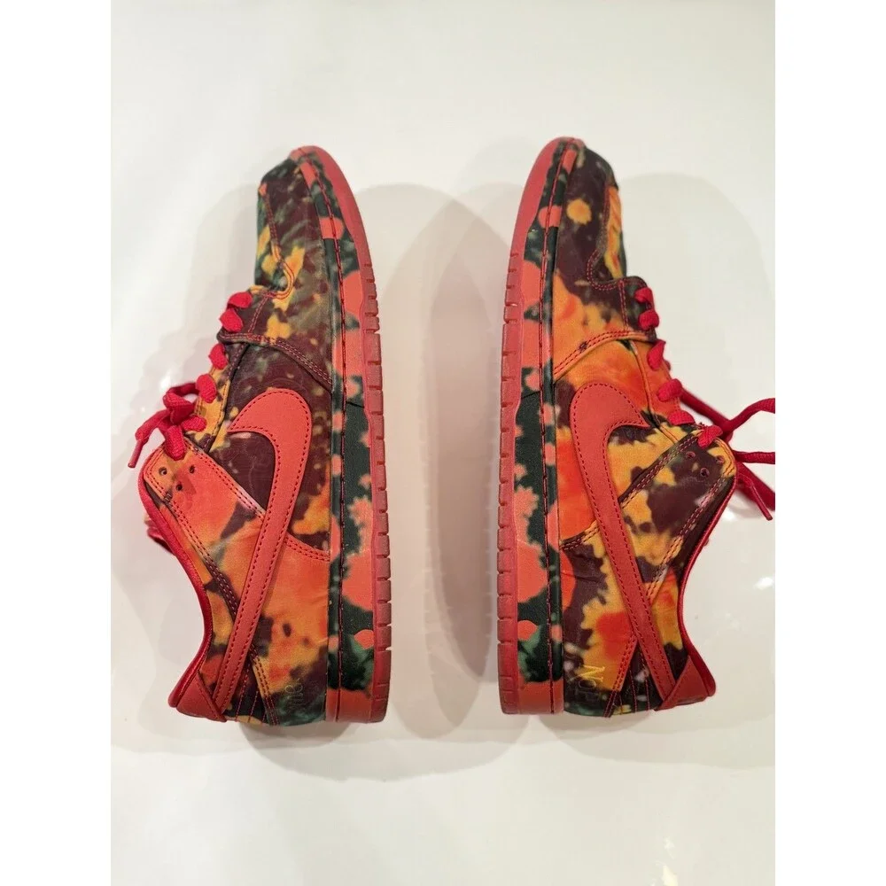 The Wizard of Oz x Nike Dunk SB Low Poppy Field Red Sneakers Size 10.5