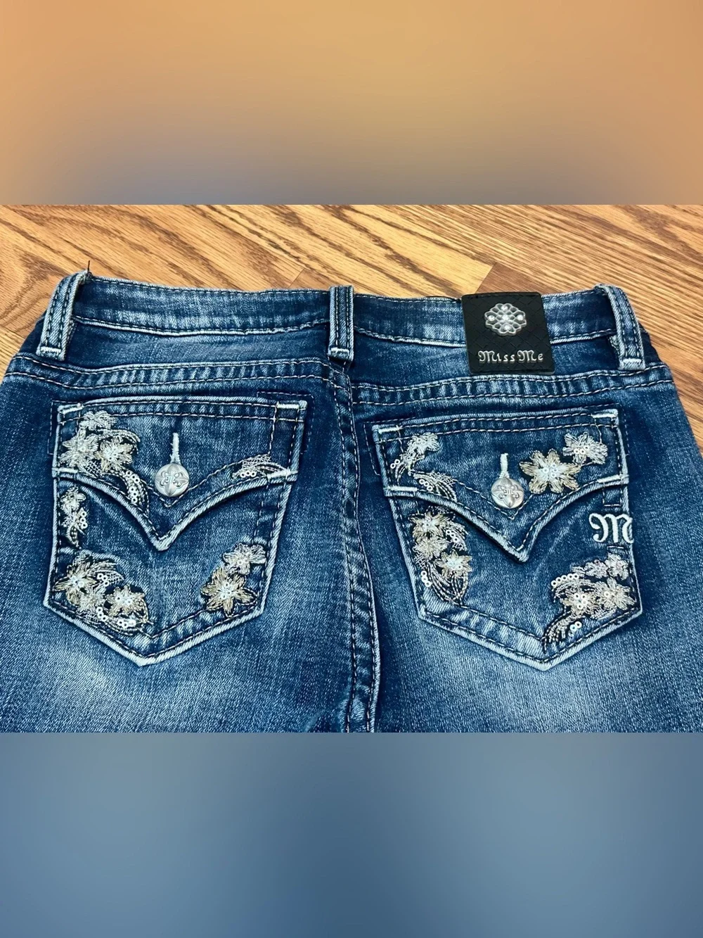 Miss Me Girls Bootcut Stretch Jeans 12