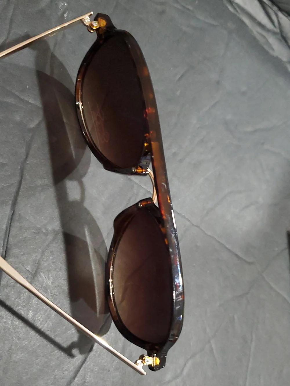 Jessica Simpson j6382 brown tortoiseshell aviator flat brow style sunglasses new