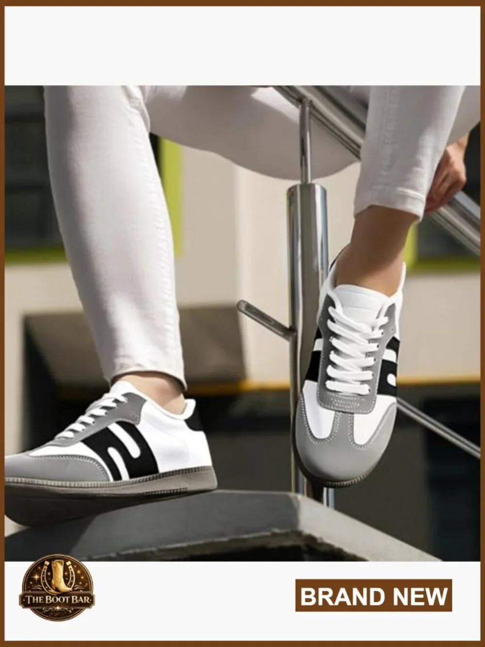 Women's Retro Gum Sole Fashion Sneakers Casual Lace Up Leather Skate Shoes