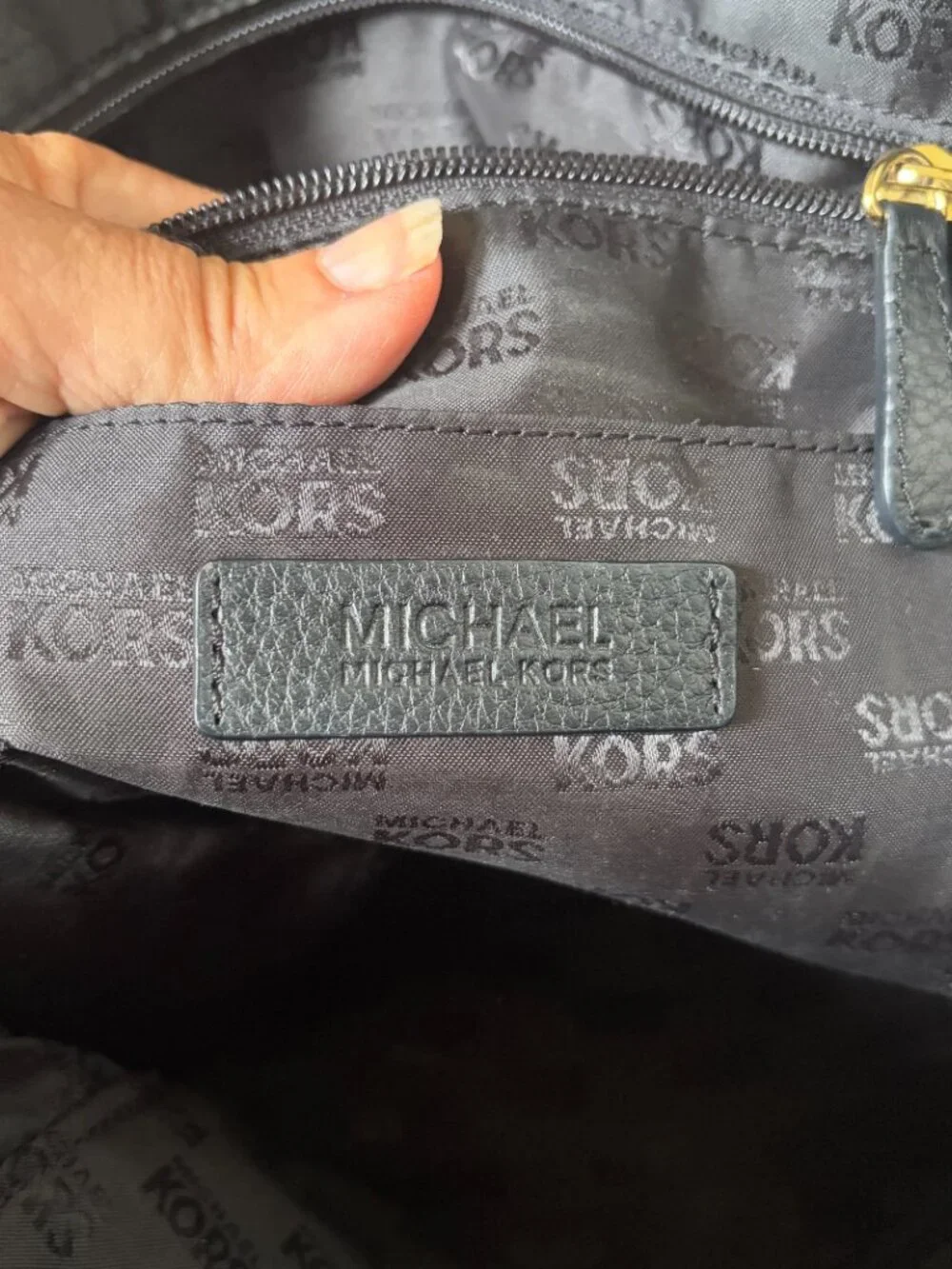 Michael Kors Knox Satchel Black Crossbody