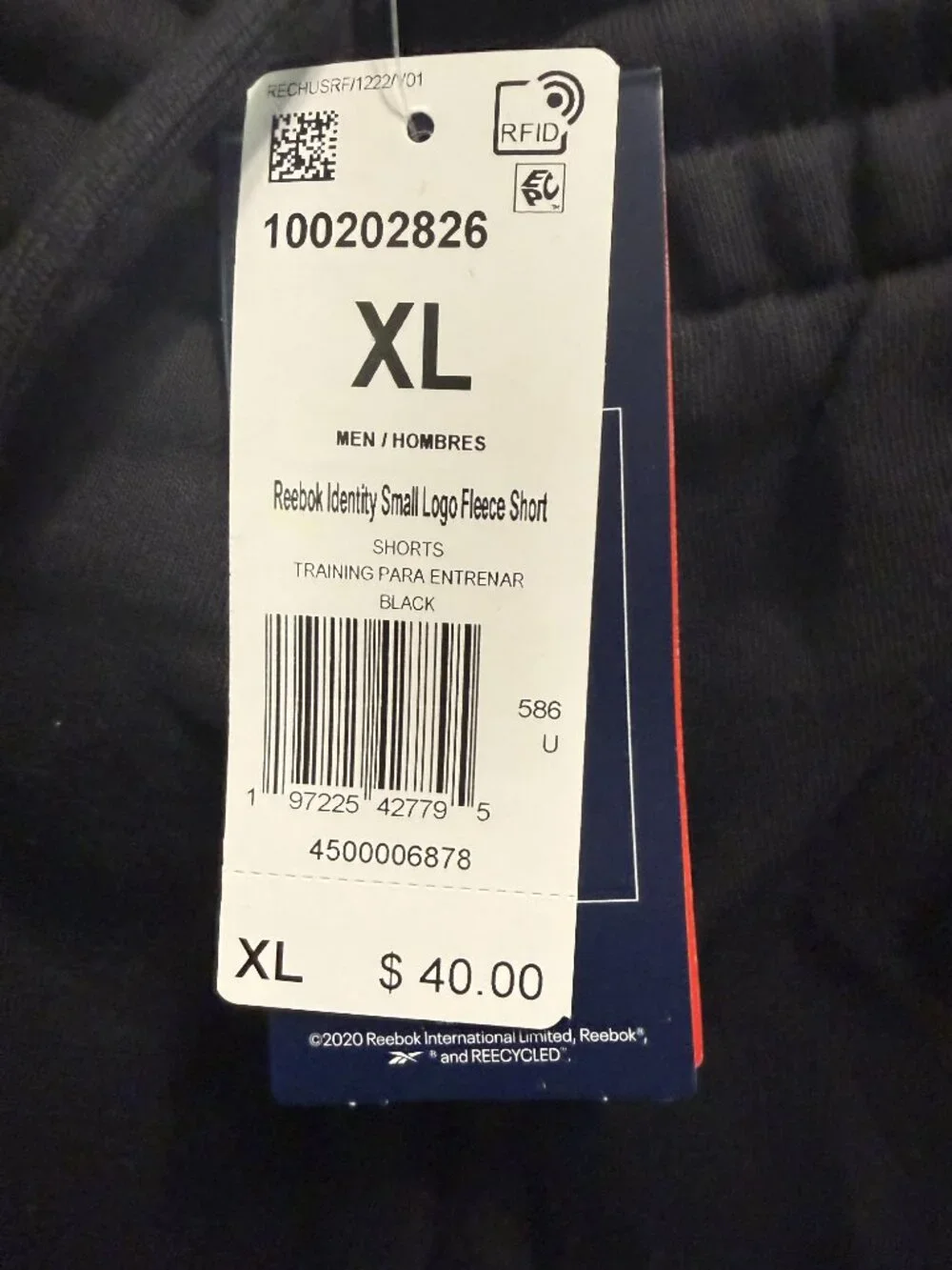 Reebok new tags