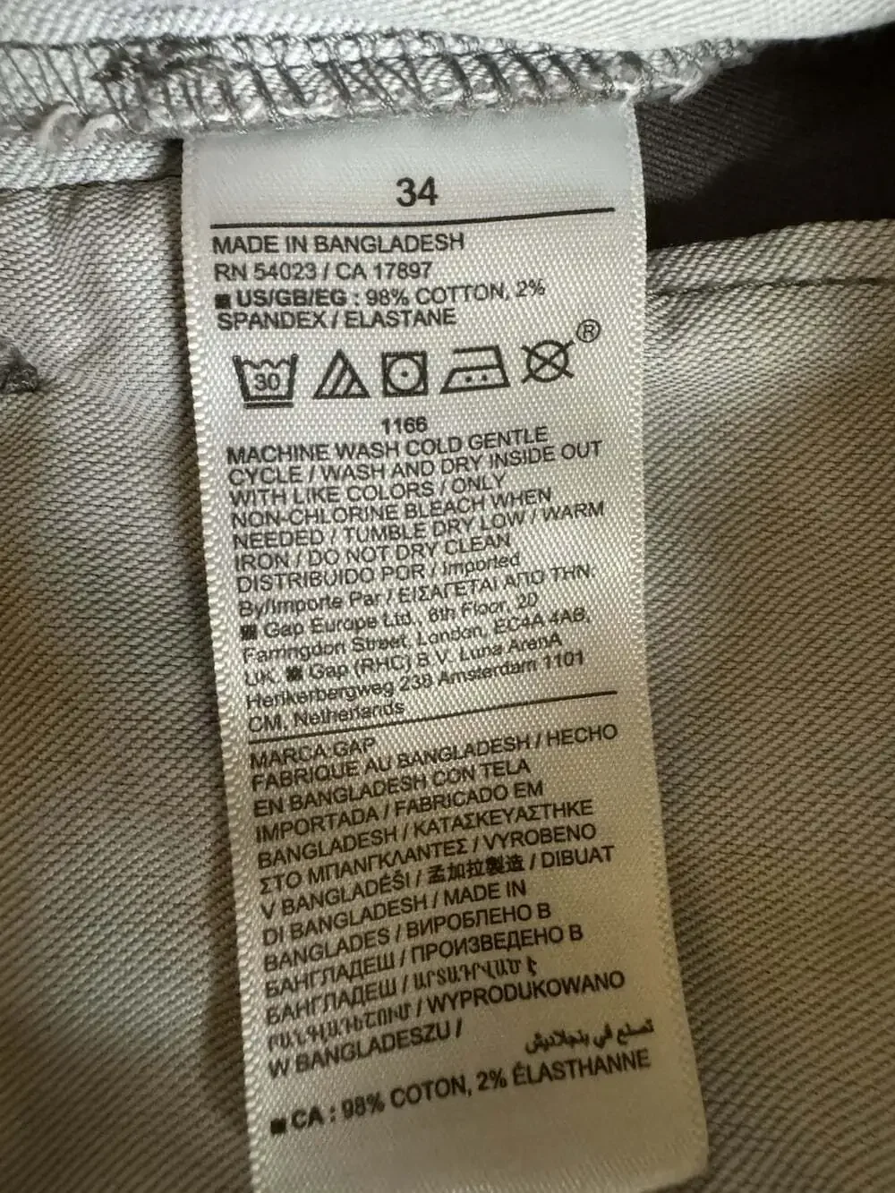 GAP new tags