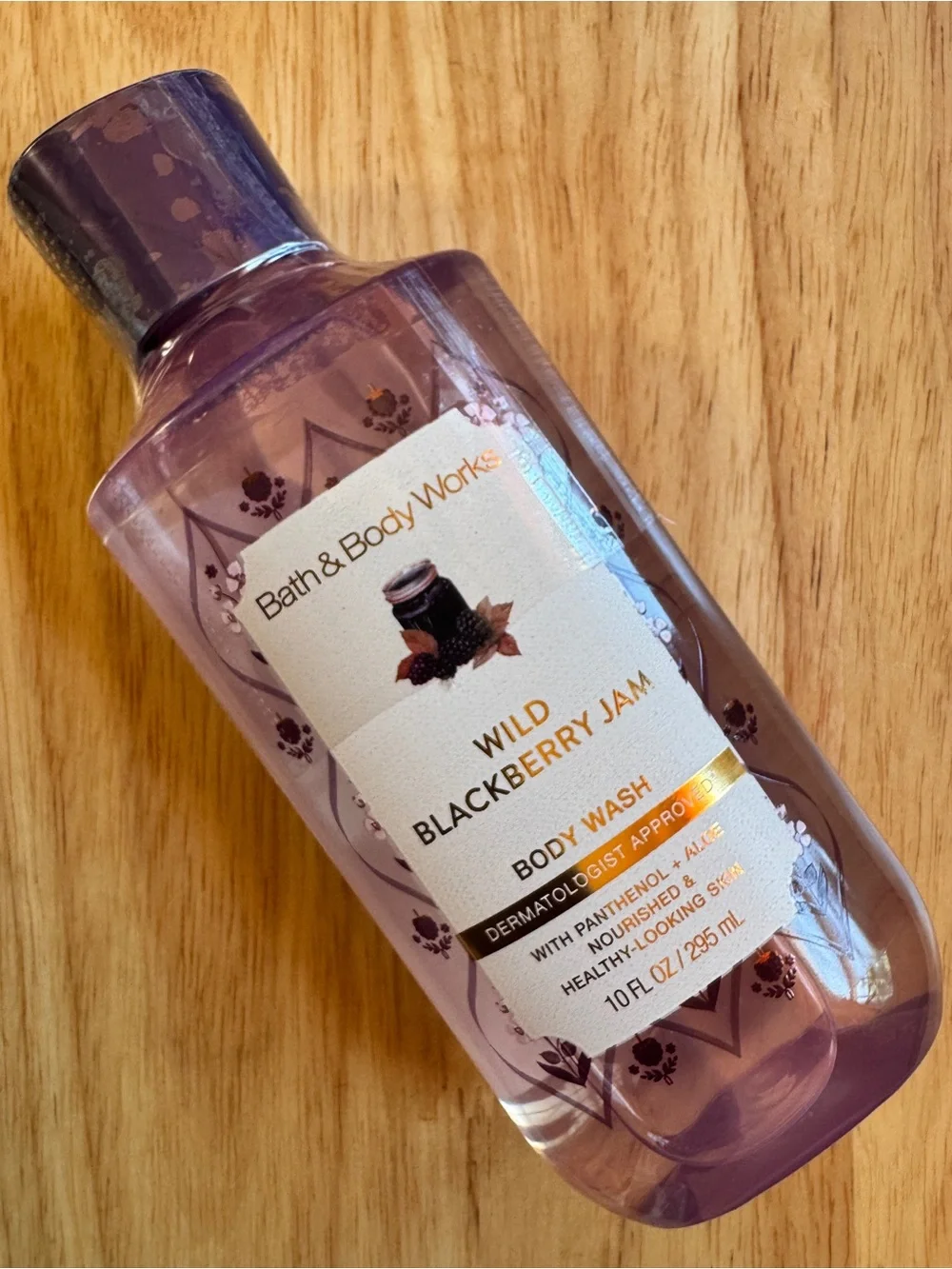 Bath & Body Works Wild Blackberry Jam Body Wash - Purple