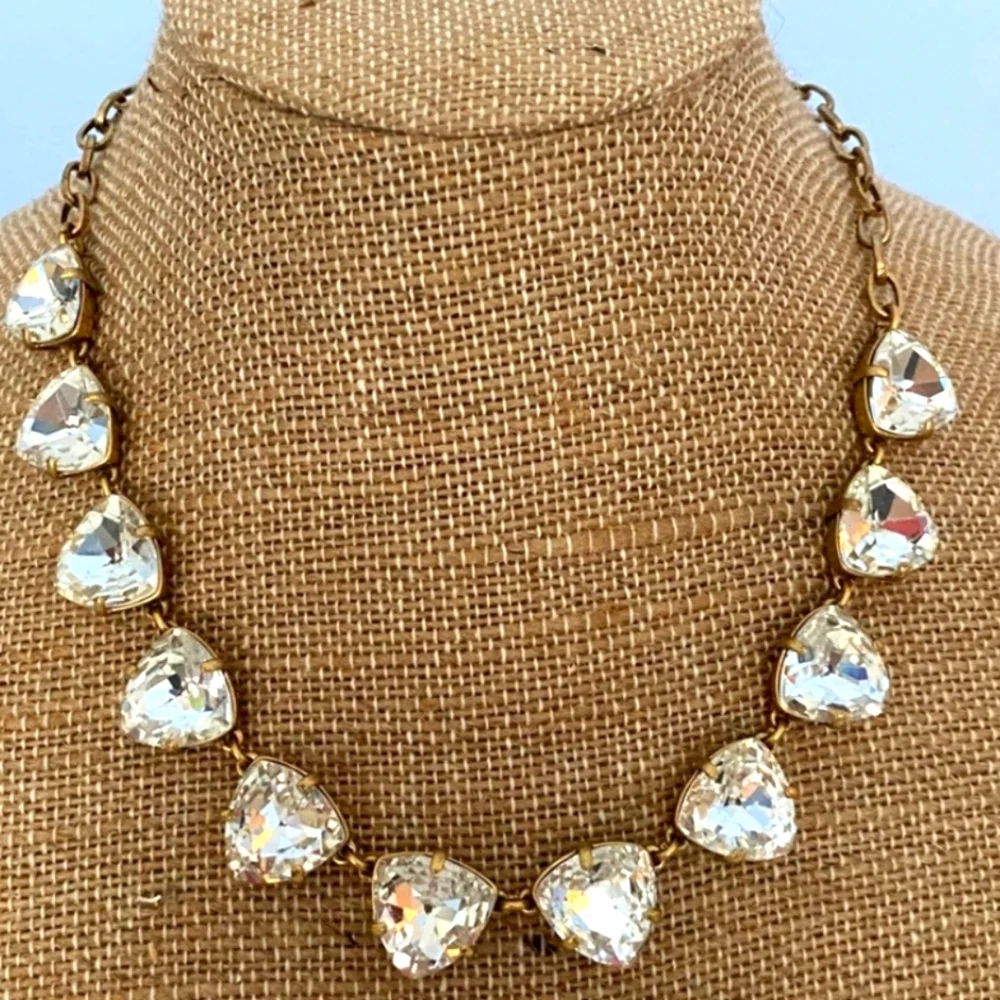 Stella & Dot Somervell Crystal Rhinestones Necklace