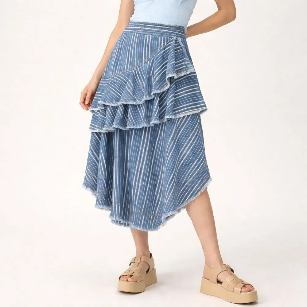 Anthropologie pilcro blue