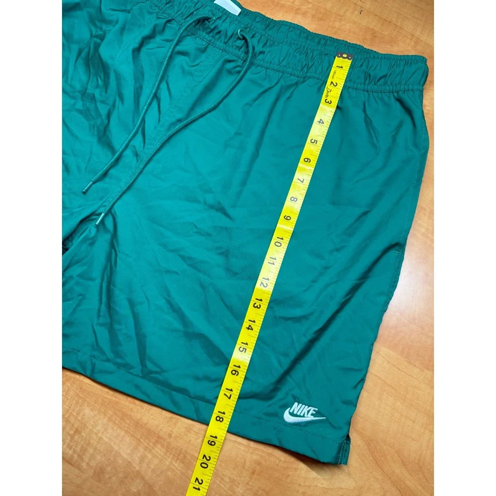 Nike Mens XXL‎ Swim Trunks Kelly Green Mesh Lined Drawstring Board Shorts Vented