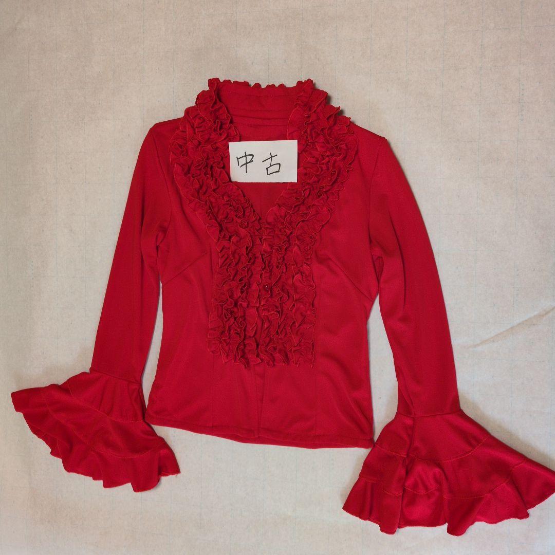 Used Flamenco Top Red with Frills