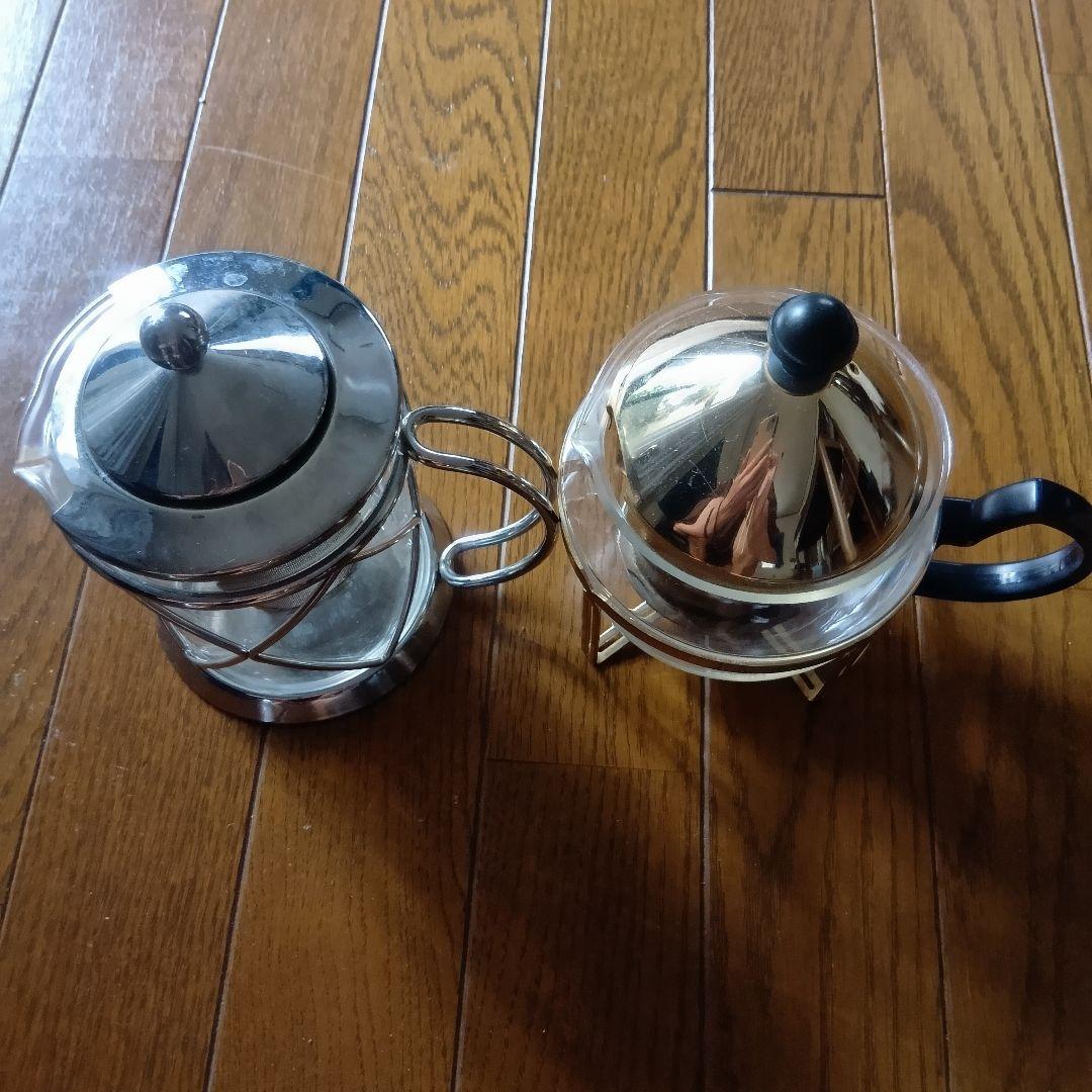 Teapot, Silver & Gold, Set of 2