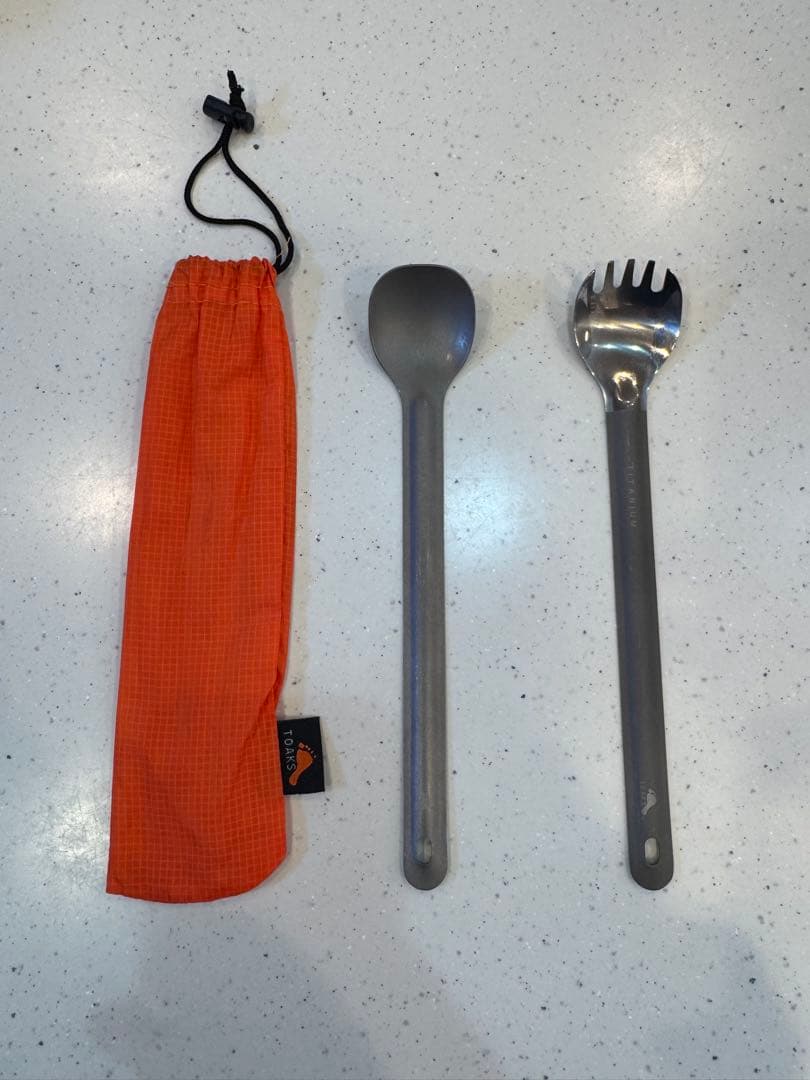 TOAKS Titanium Cutlery Set