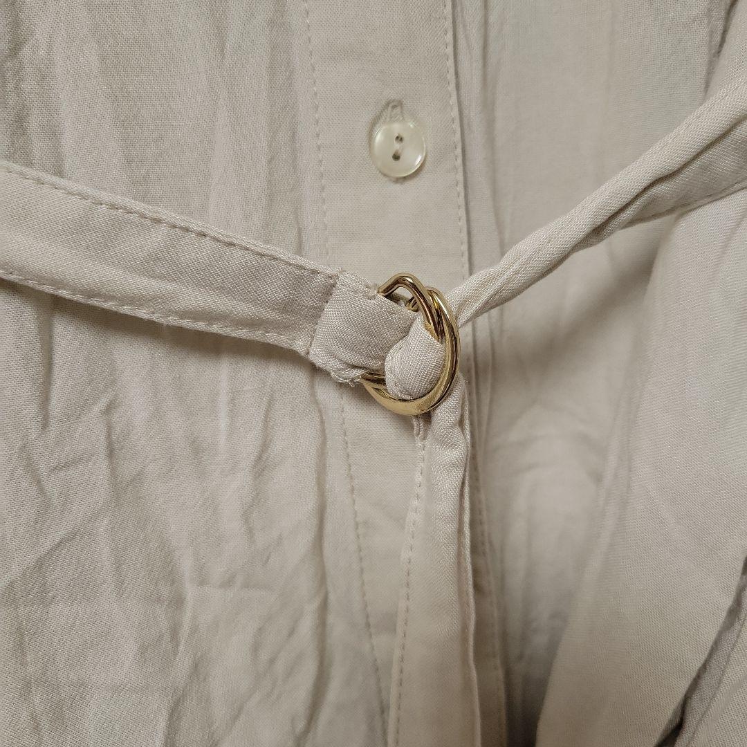 Yecca Vecca Beige V-Neck Button Shirt Dress - On Sale Until Weekend
