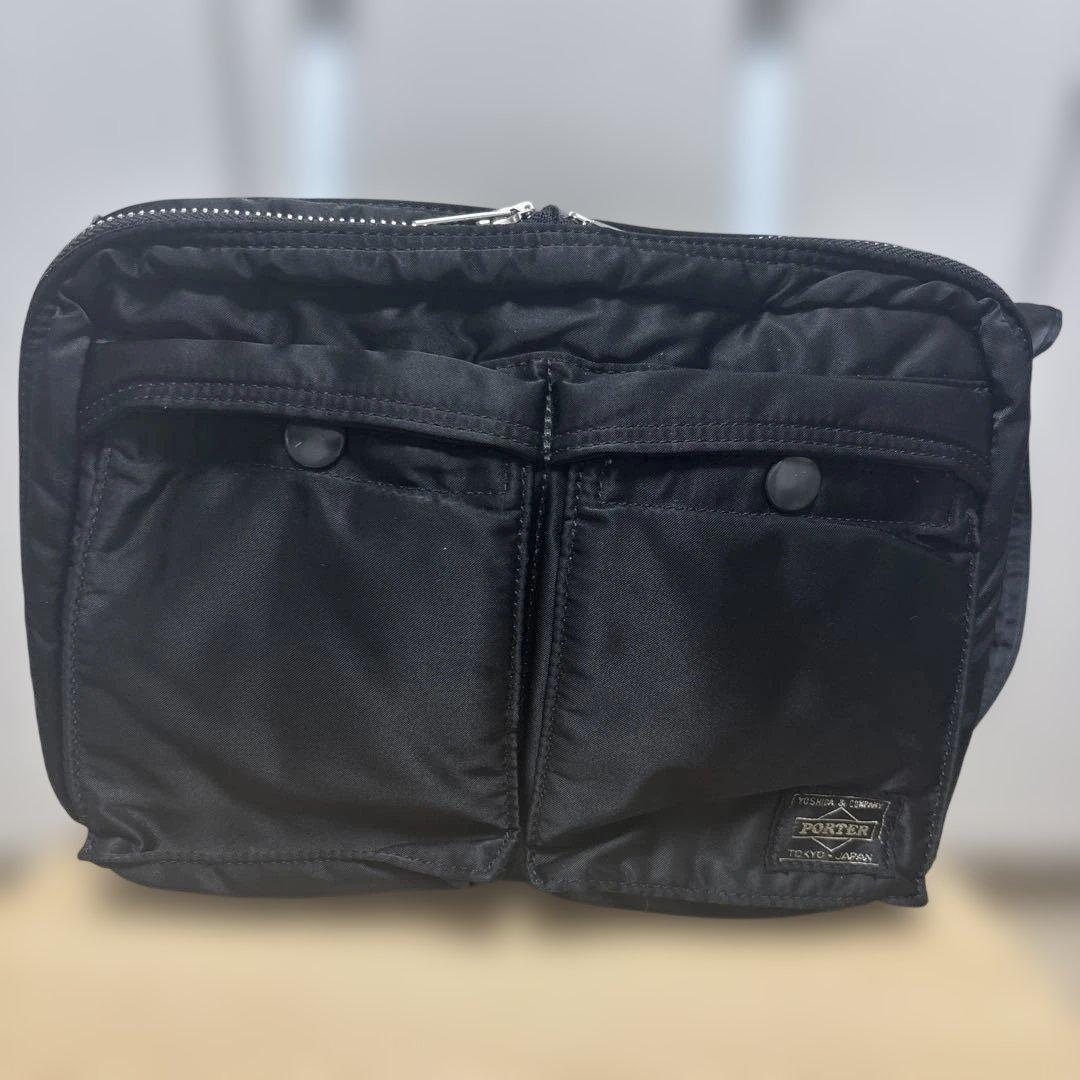 Excellent Condition! Porter Tanker Shoulder Bag, 2 Compartment