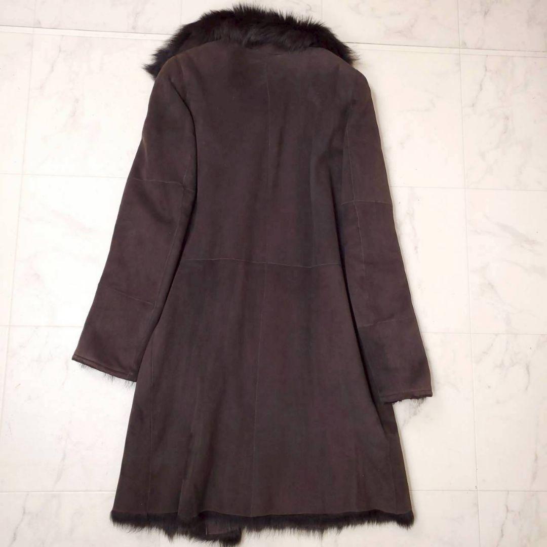 Excellent condition ✨ Joseph real mouton coat, big collar, brown, size 36