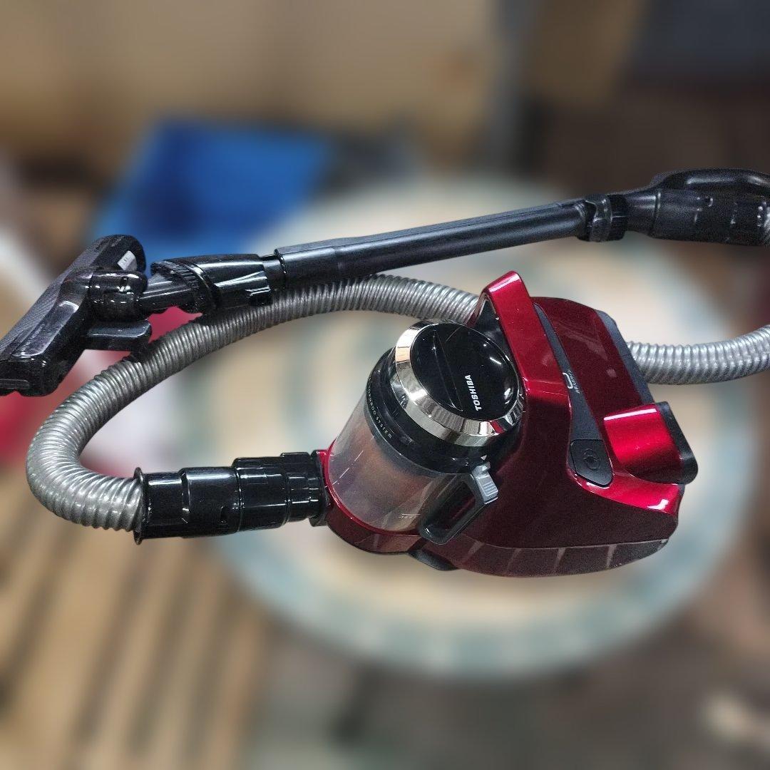 Red Canister Vacuum Cleaner Main Unit Turbo Tornado System