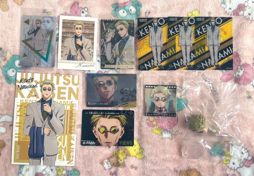 Jujutsu Kaisen Kento Nanami Card Postcard Sticker Figure Bundle