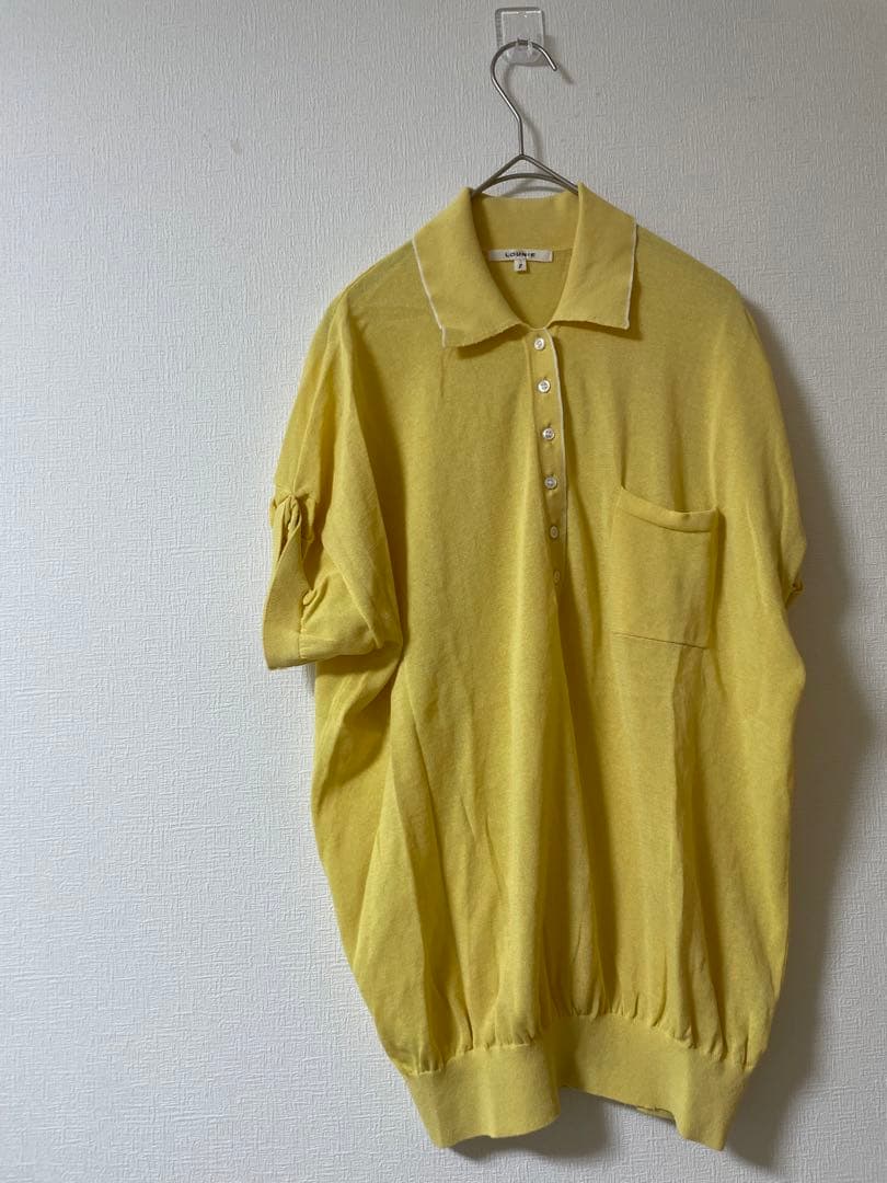 LOUNIE Cotton 14G Jersey Polo Shirt F