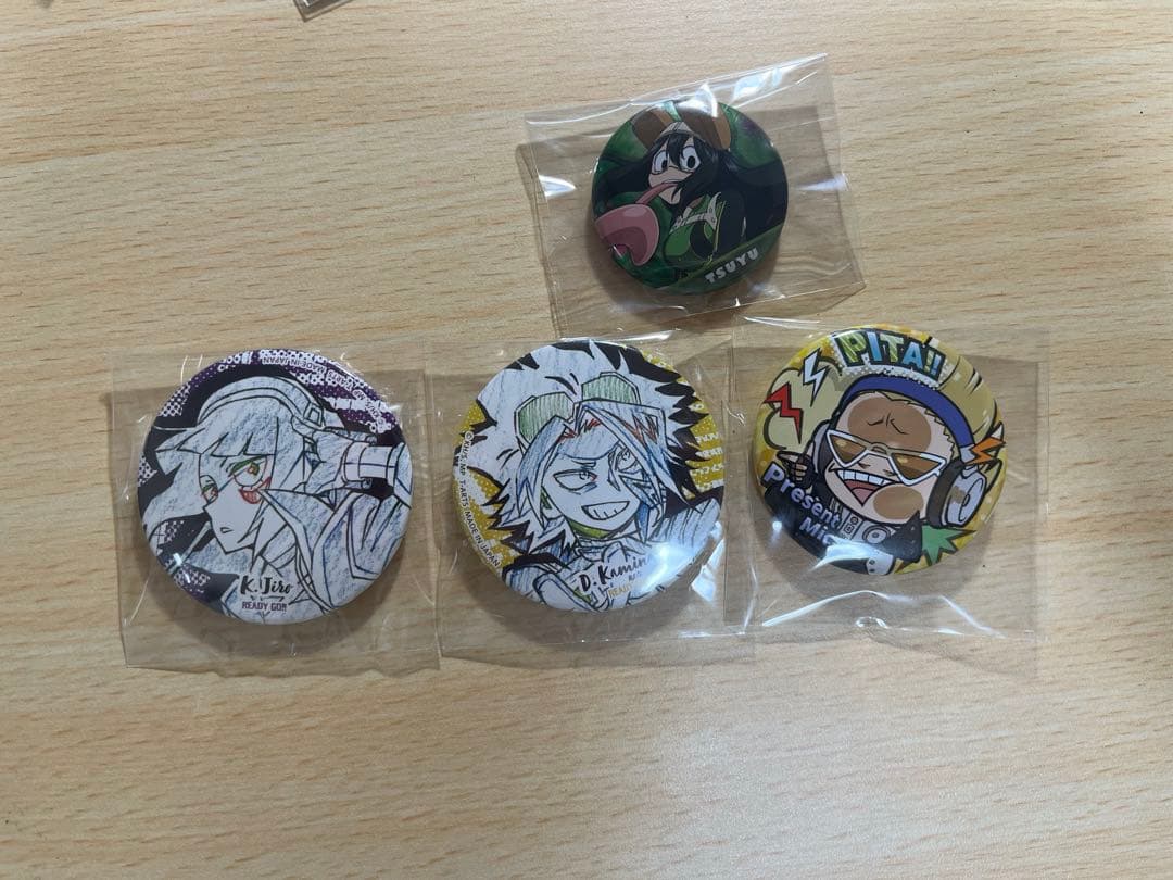 My Hero Academia Manga Volumes 8-12, Can Badges, Clear Cards - Bundle Sale