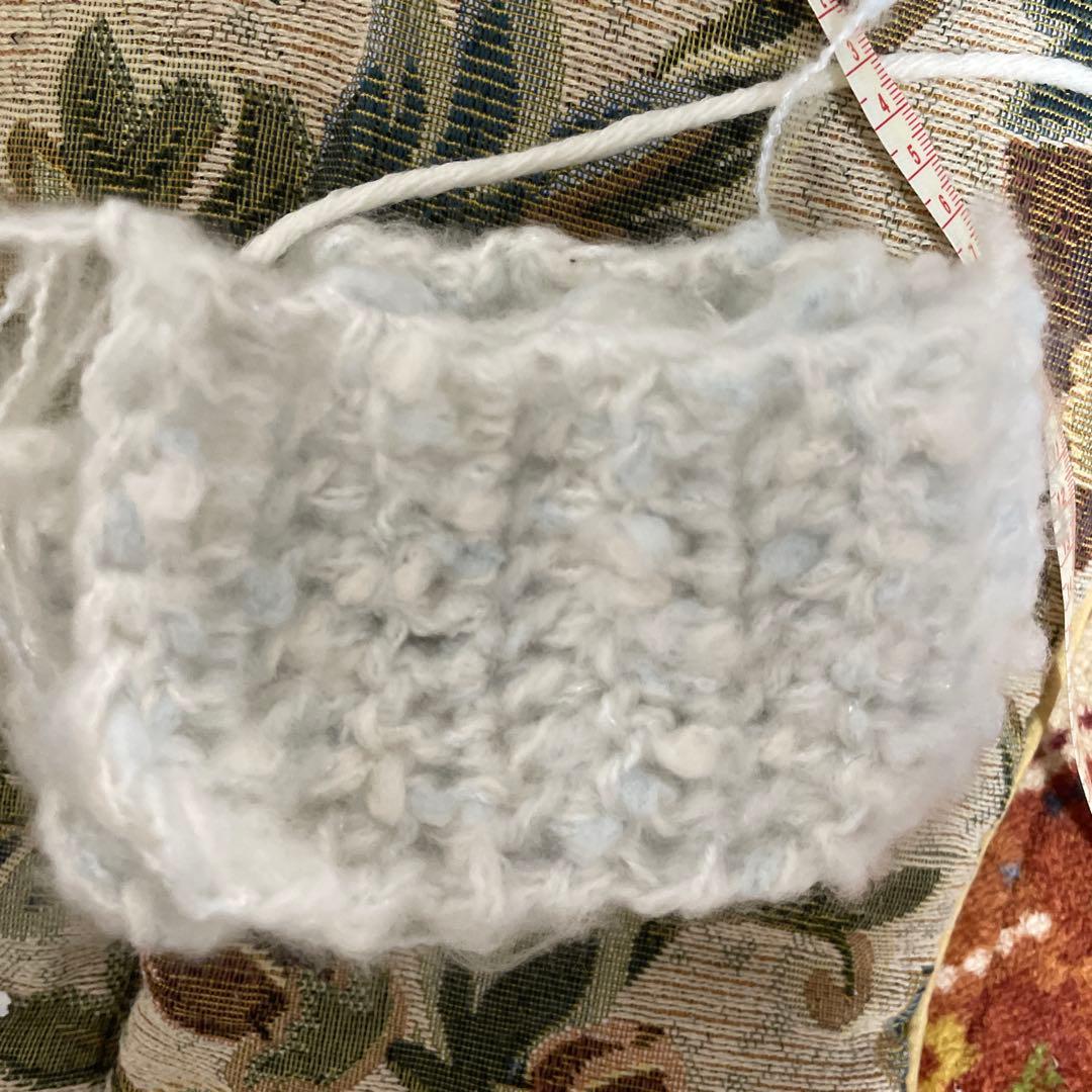 Ear warmers, unfinished