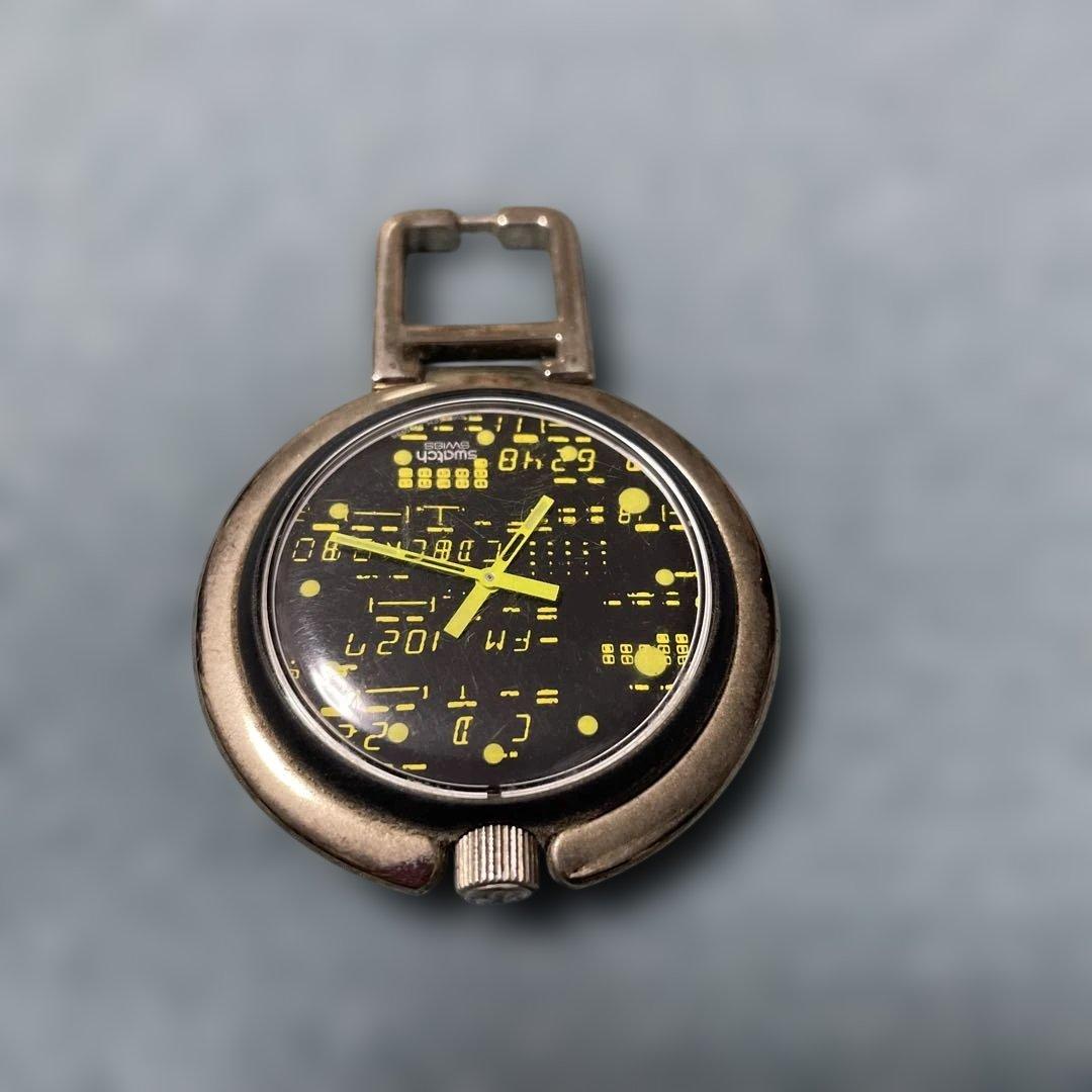 【Junk Item】【Rare・90s】Swatch Pop Swatch Pocket Watch