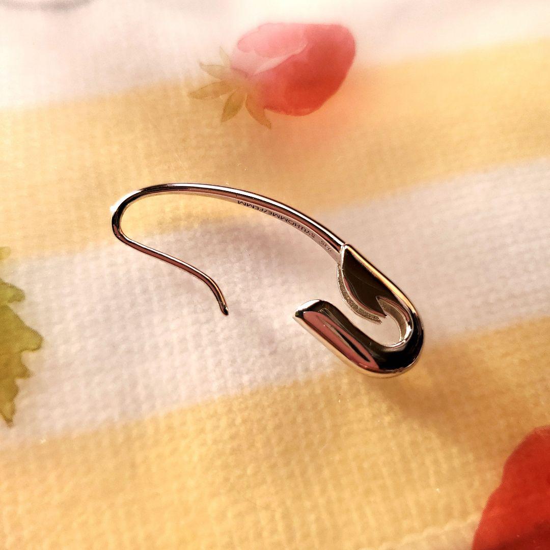 Shu Om FEMME Safety Pin Earrings, Earrings, Safety Pin, Tachibana Hibiki, Silver 925