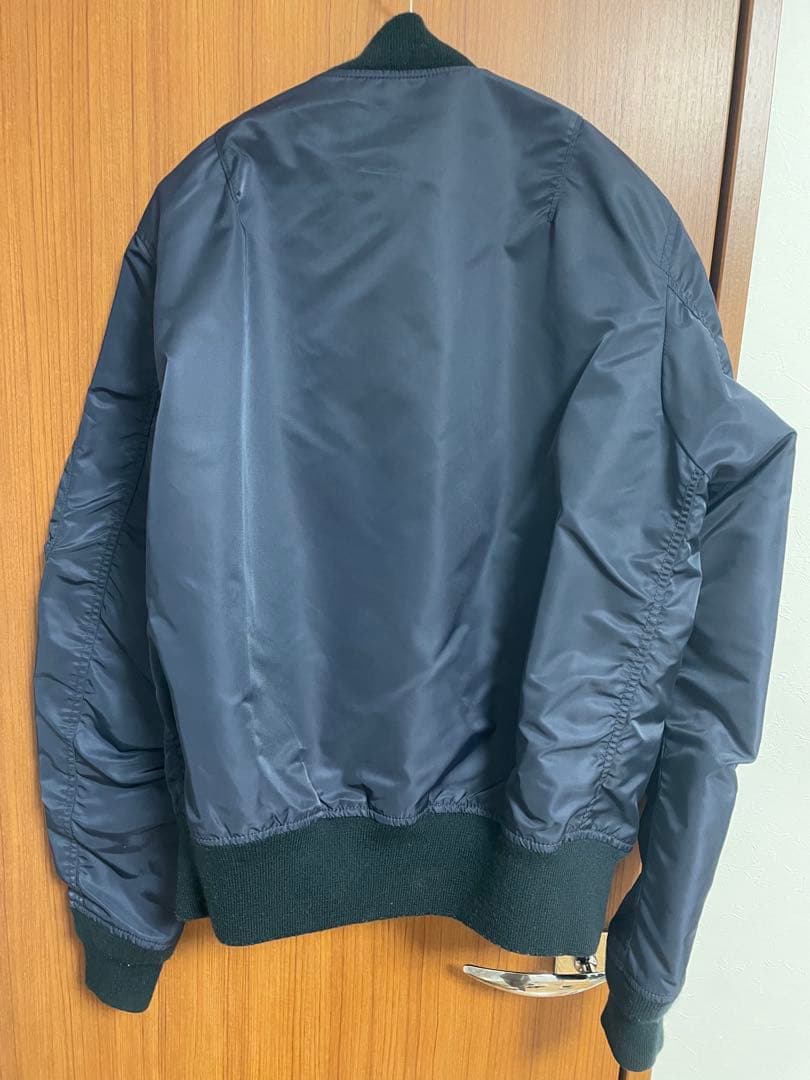 Excellent Condition AVIREX MA-1 Flight Jacket Navy Blue Men's XL