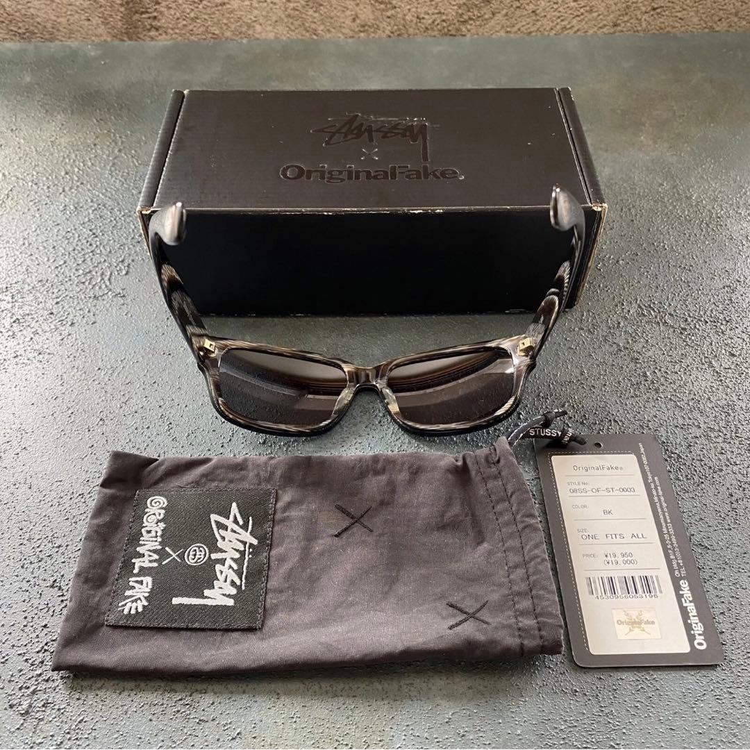 STUSSY × OriginalFake 2008SS Sunglasses - Authentic