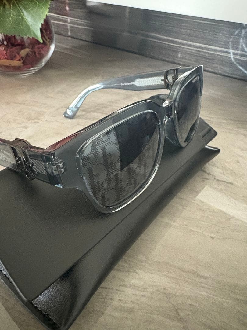 Dior Oblique Sunglasses Clear Blue Unused