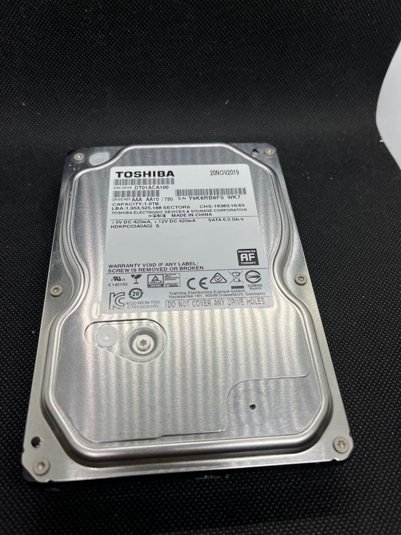 TOSHIBA DT01ACA100 1TB Tested and Confirmed Working