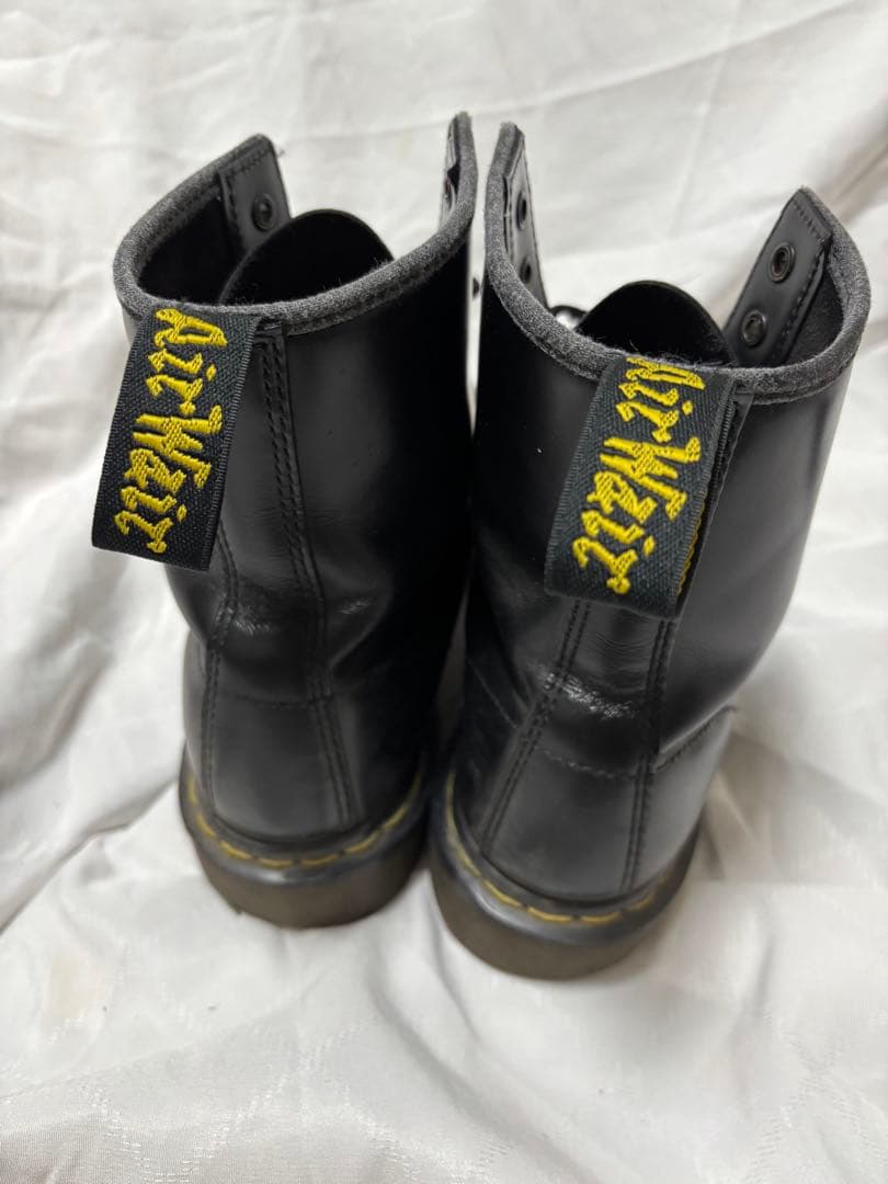 Dr. Martens Black Work Boots Size 23.5cm 8-Eyelet
