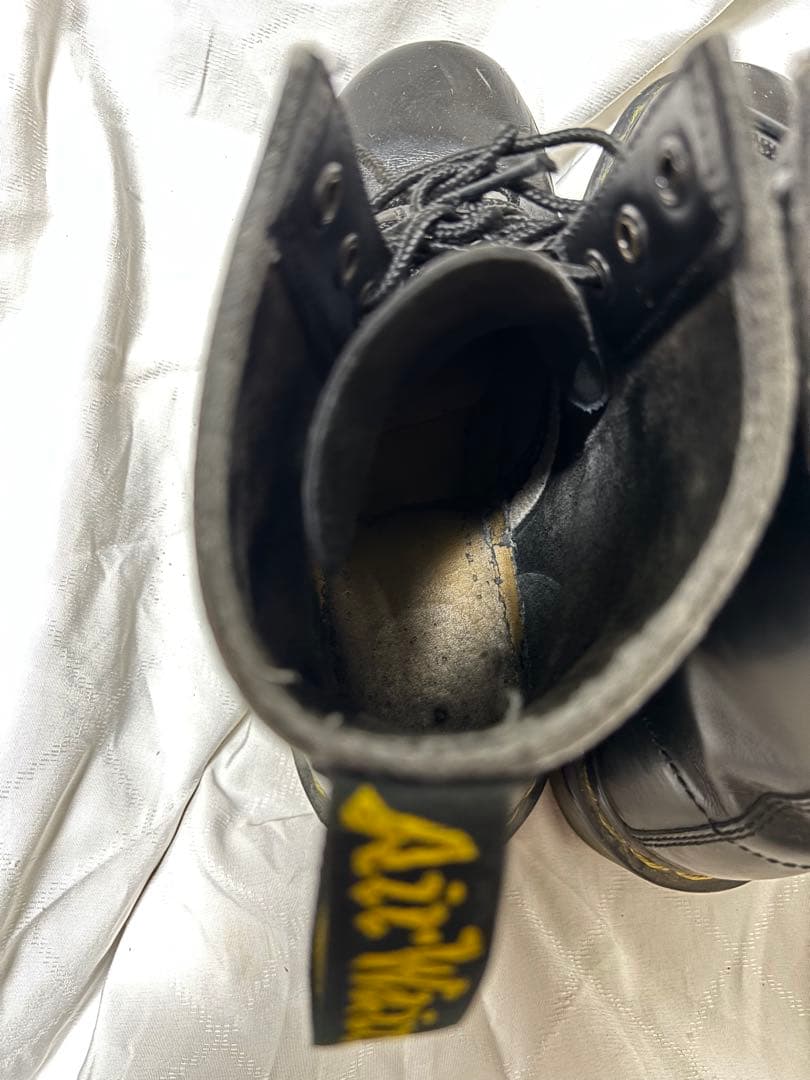 Dr. Martens Black Work Boots Size 23.5cm 8-Eyelet