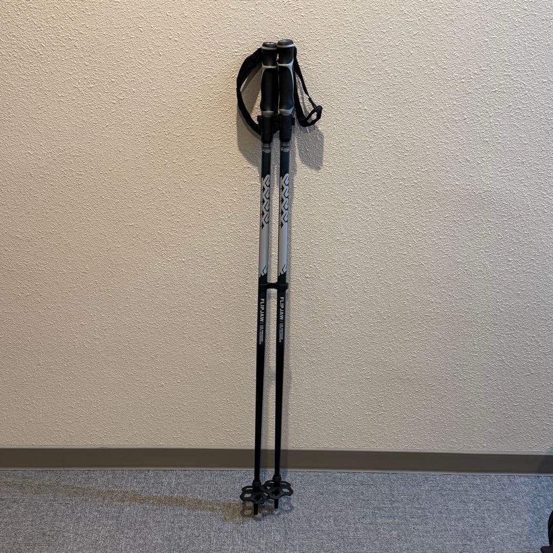 【New】K2 FLIPJAW Ski Poles 105-120cm
