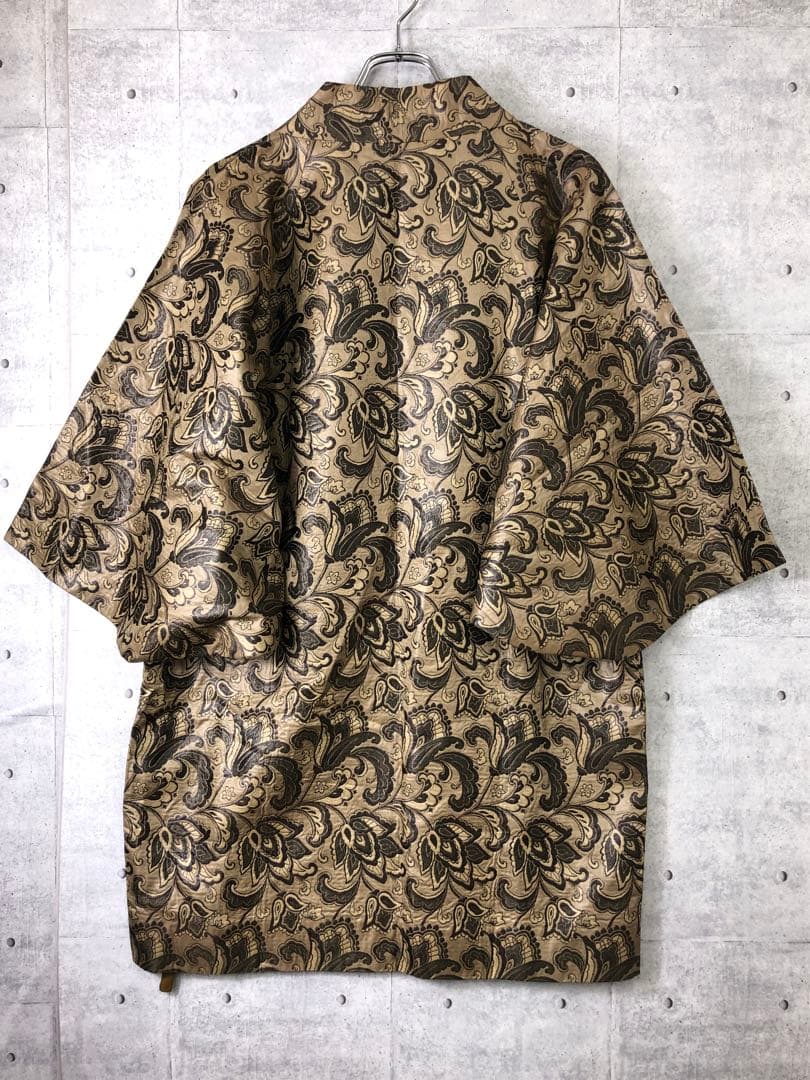 Japanese Retro Mode Vintage Botanical Kimono Sleeve Jacket