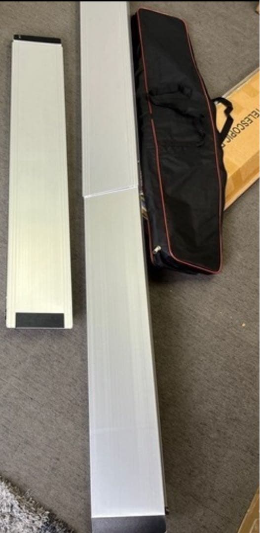 Aluminum Telescopic Ramp (105-183CM) Load Capacity 300KG With Bag Set of 2