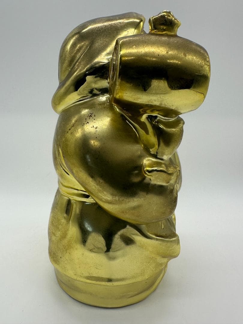 Shichifukujin Daikoku-ten Figurine - Gold Color - For Financial Luck, Good Fortune, Business Prosperity - Interior Decor