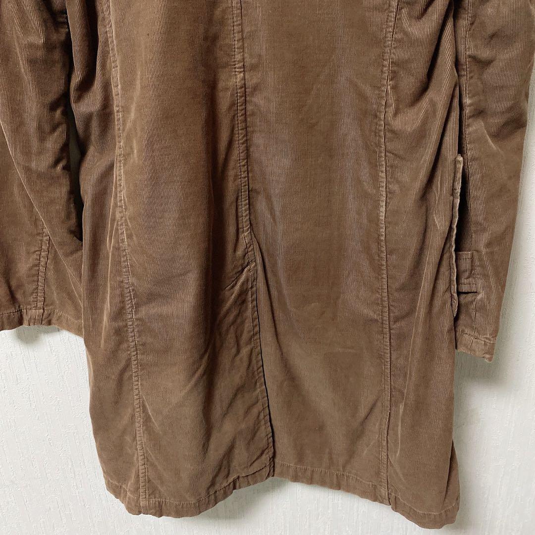 X-girl Brown Long Jacket with Front Pockets, Long Shirt, Size 1