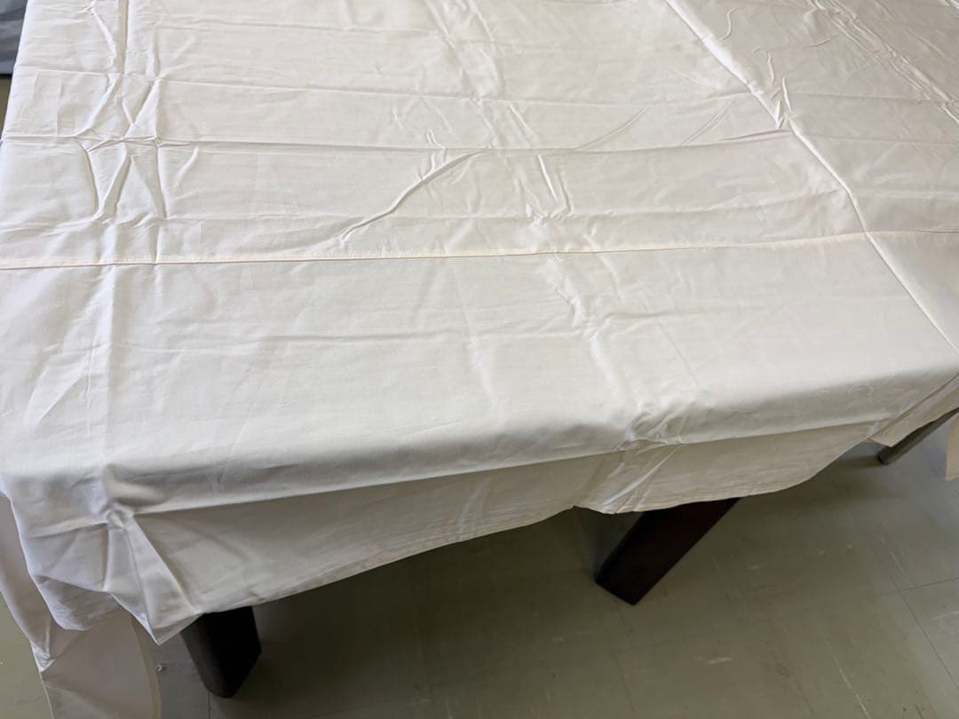 Textiles Flat Sheet, Cotton, Cream, Solid, Plain,