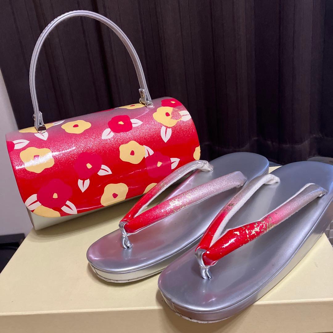 Bag and Zori set for Japanese traditional wear
