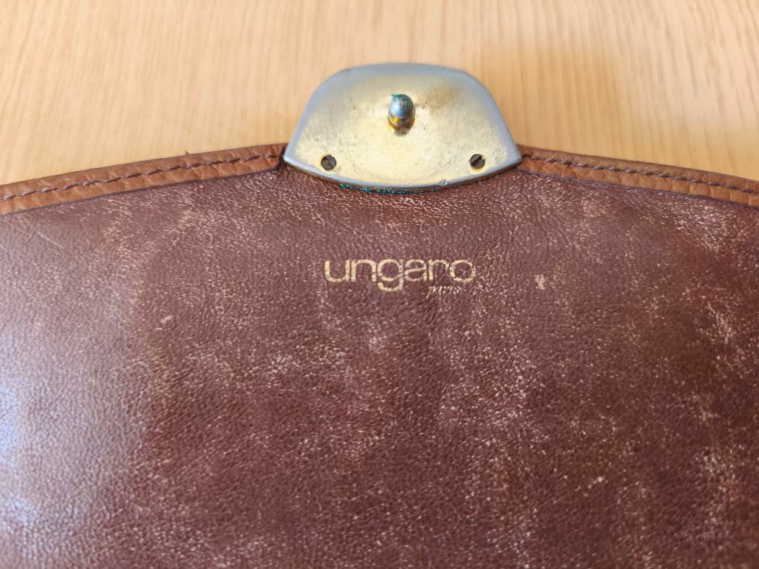 Ungaro Brown Long Wallet 中古品 Vintage