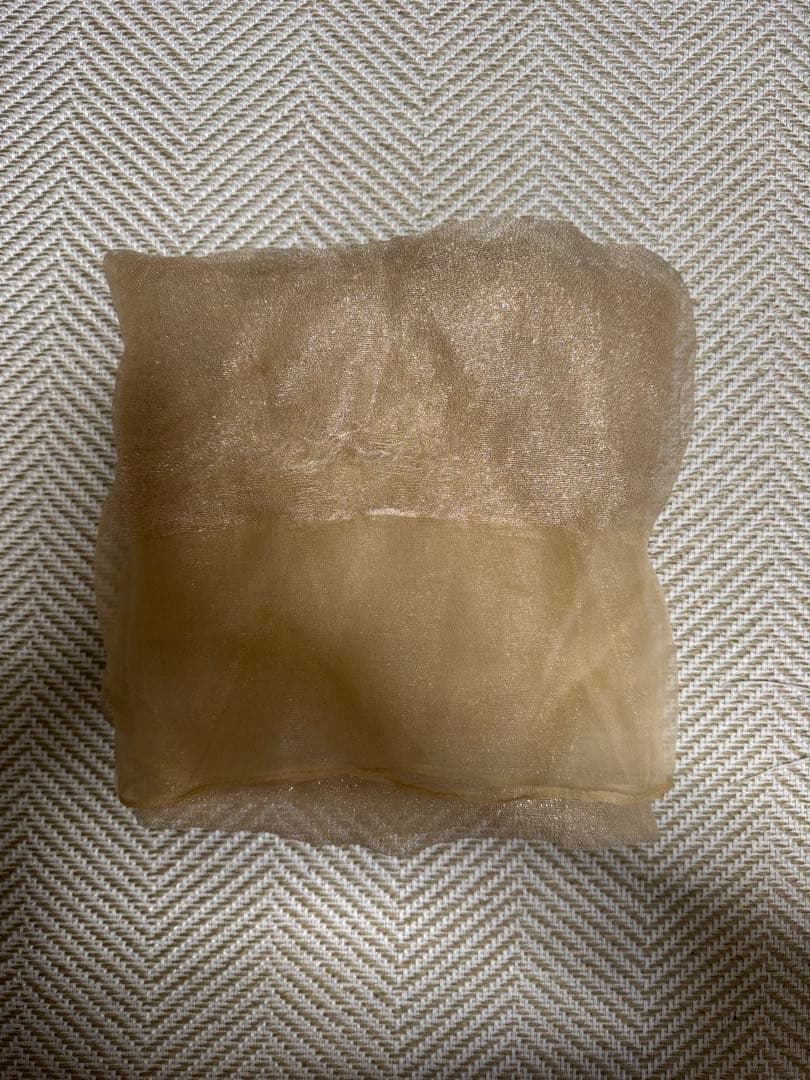 Beige shawl with lame