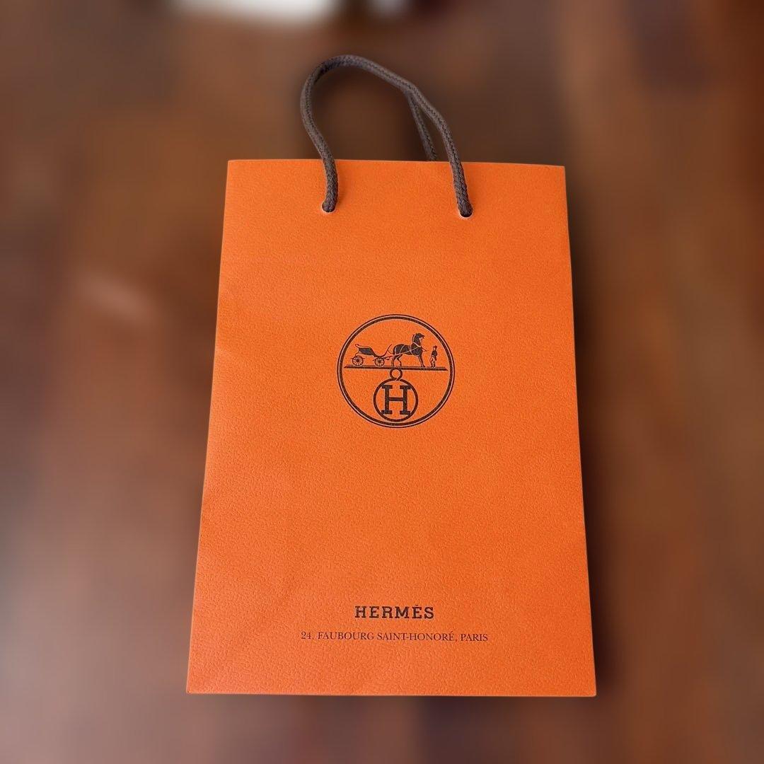 HERMES Orange Paper Bag