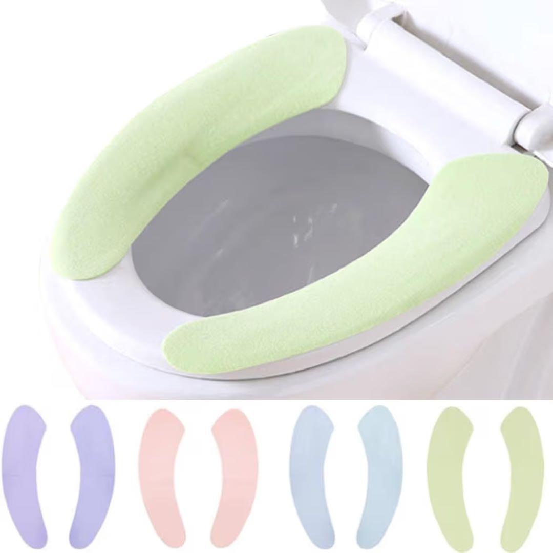Easy-to-install toilet seat cover
