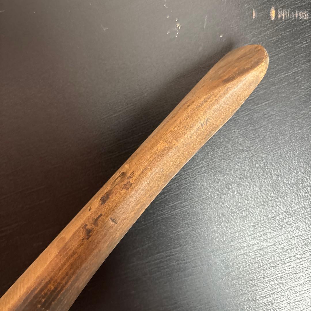 Antique wooden shuttle, boat-shaped
