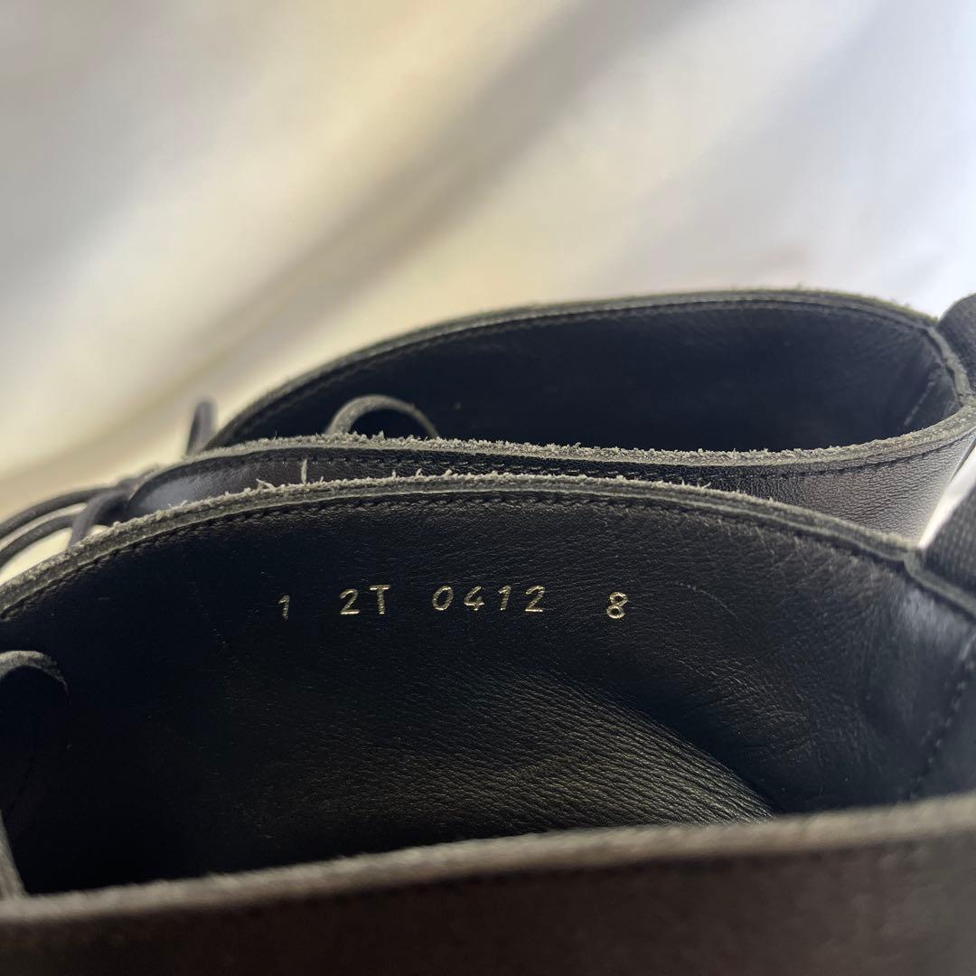 PRADA Straight Tip Cap Toe Leather Shoes 28-28.5cm