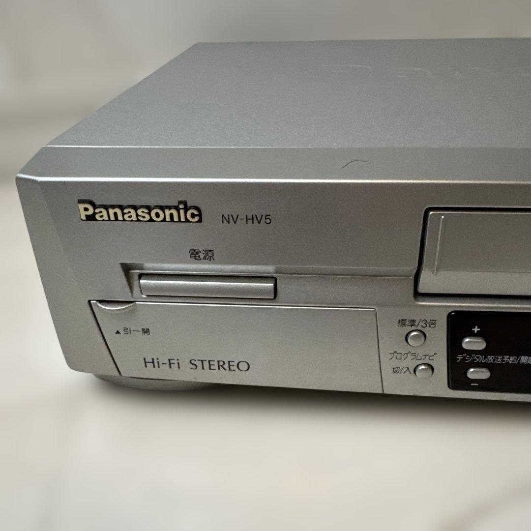 【Excellent Condition】Panasonic VHS/Video Deck NV-HV5 - Operation Confirmed