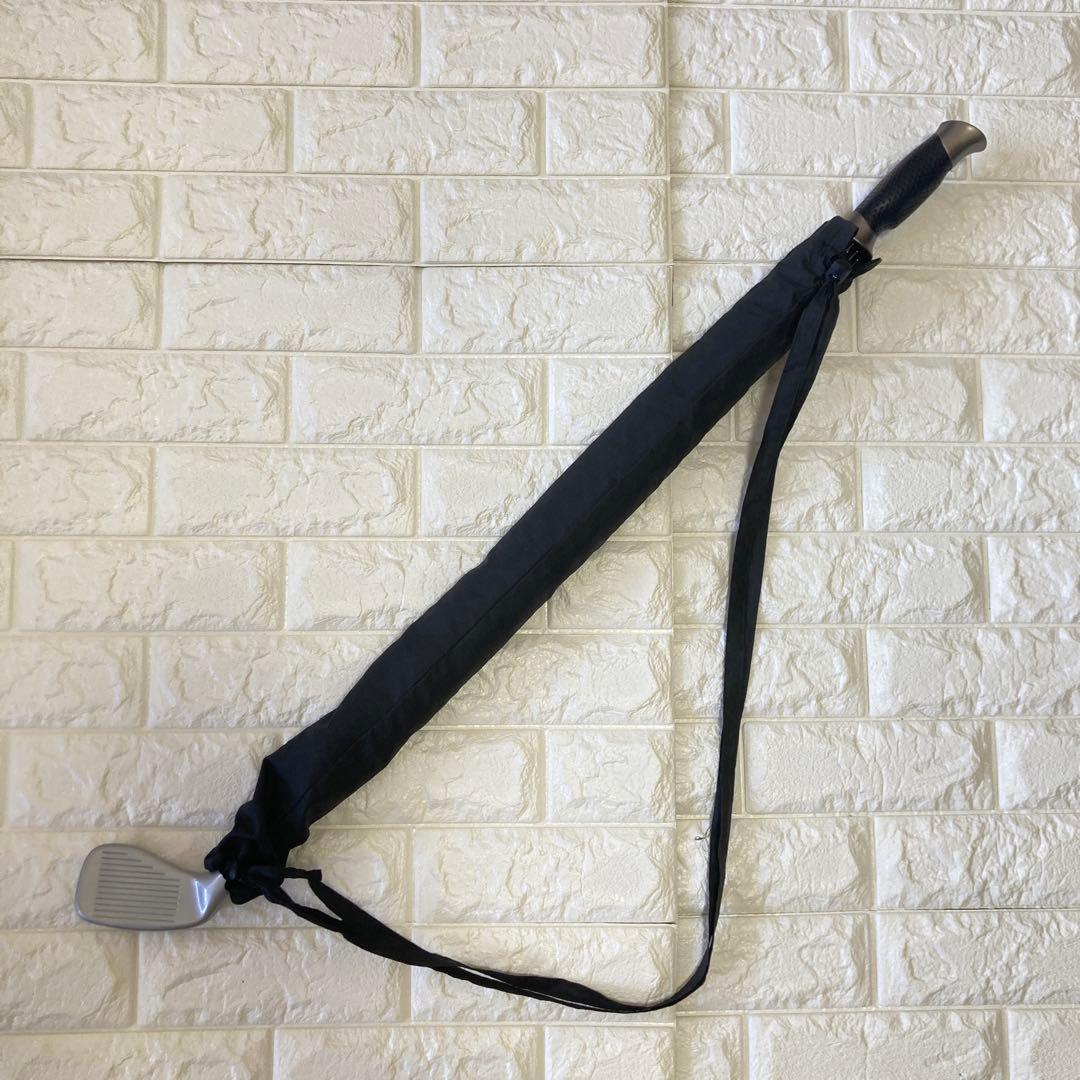 Golf Umbrella, Iron Umbrella, Black, 8-Rib Umbrella
