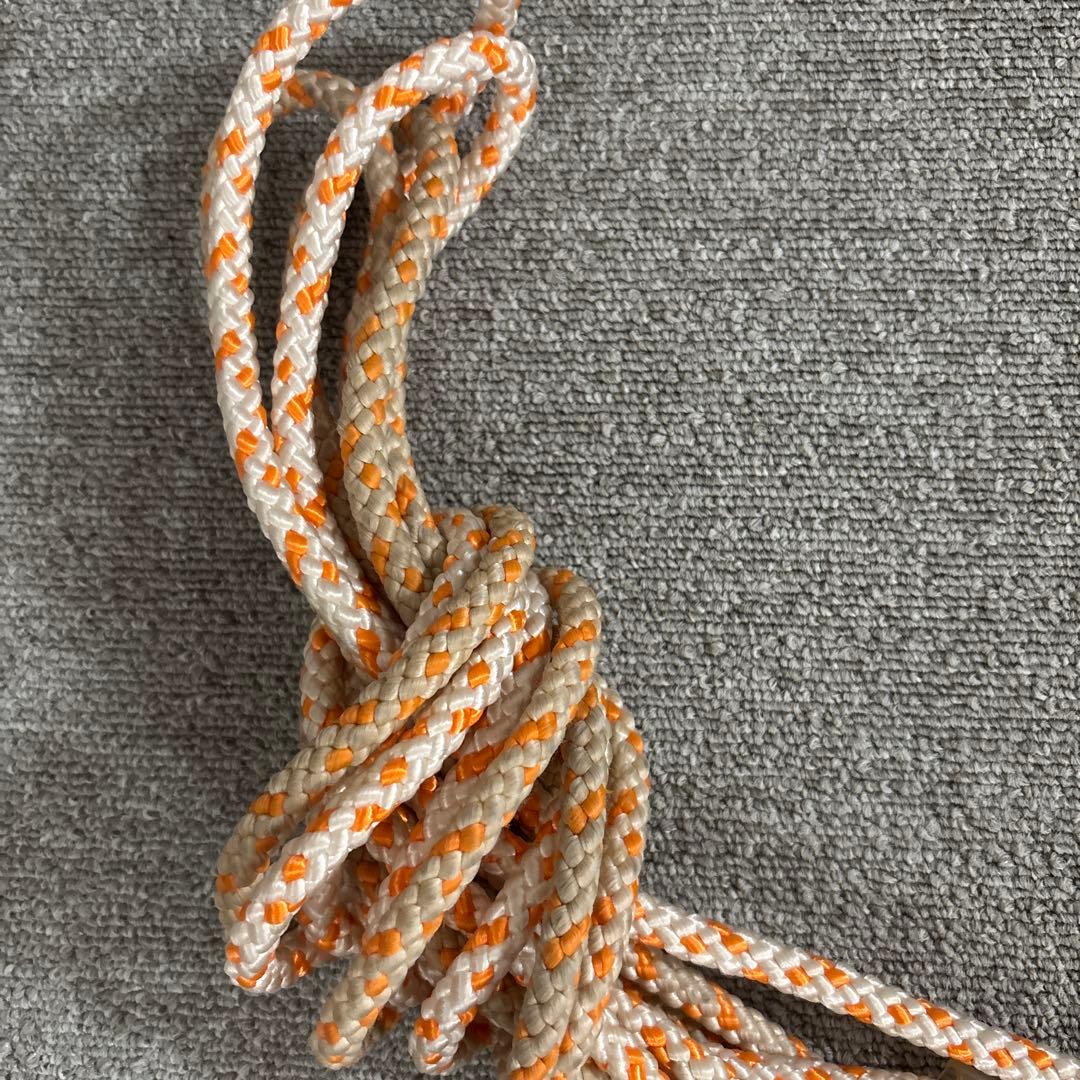 cream orange striped