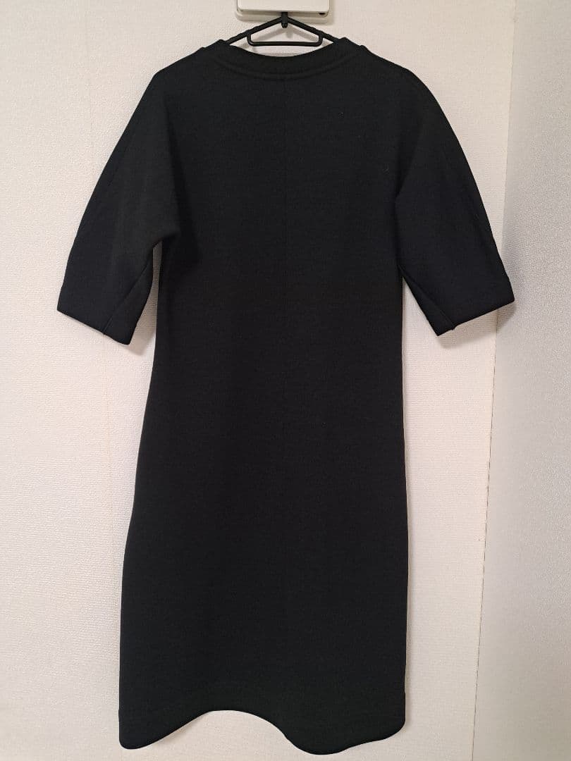 New, Unused UNIQLO U Wool Blend Sweat Dress (Black) M